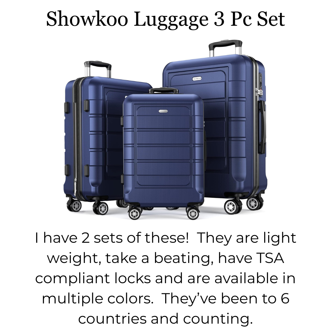 SHOWKOO LUGGAGE 3 PC SET