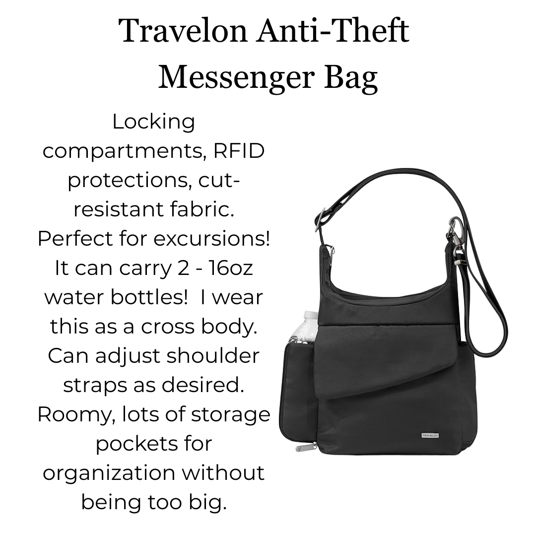 TRAVELON MSGR BAG