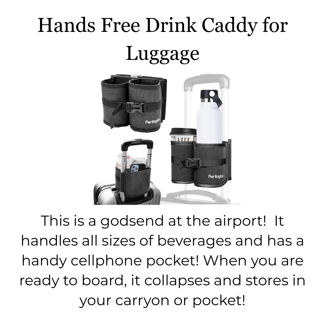 drink caddy for suitcase